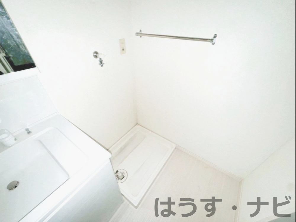 ロワールマンション篠栗のランドリースペース|室内洗濯機置き場があります！