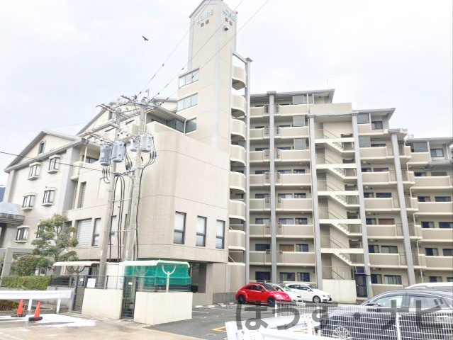 ロワールマンション篠栗の外観|鉄筋コンクリート造８階建て！