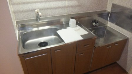 カサヴェールＡｓａｈｉのキッチン|（写真は別号室です）