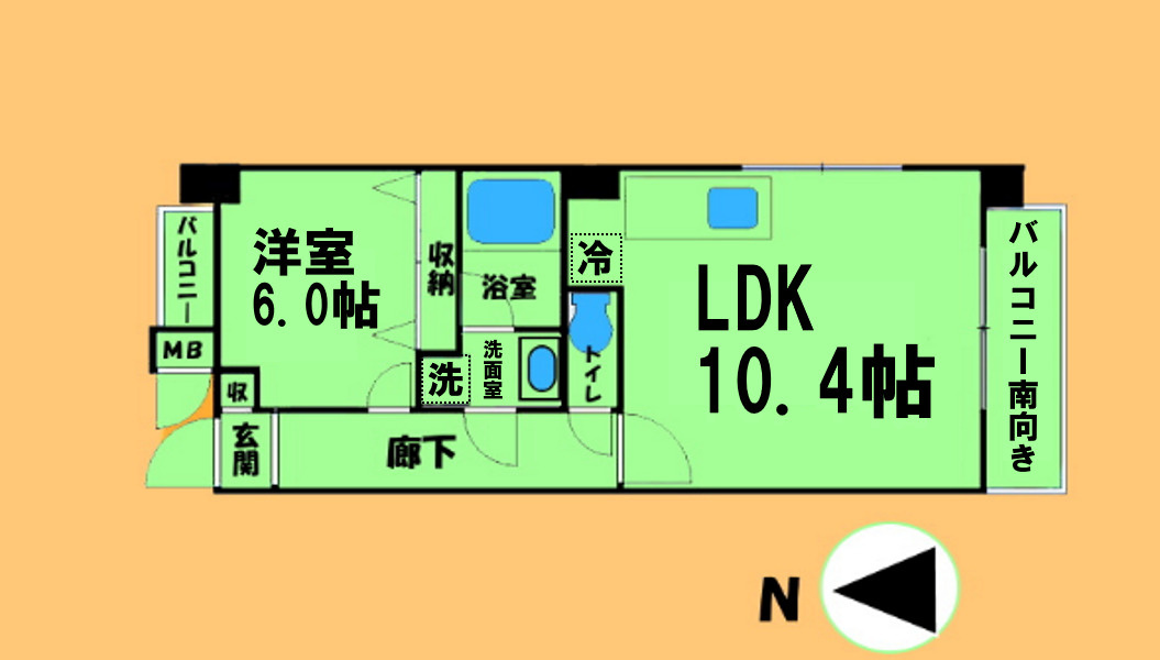 ルミナス城見の間取り