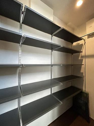 【中古】鶴ヶ島市新町4丁目築浅中古住宅の収納|リビングには大容量のリビングクローゼット完備