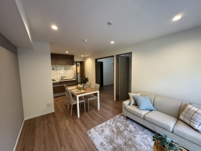 【居間・リビング】 | ライオンズマンション東川口第2 | 約１２．５帖のリビングダイニングになります！
４月29日撮影