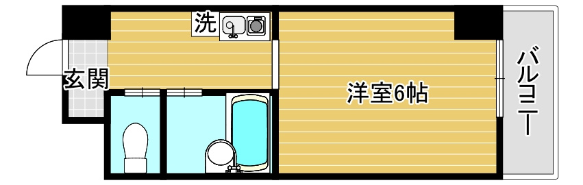 ハーバーメゾン弁天の間取り