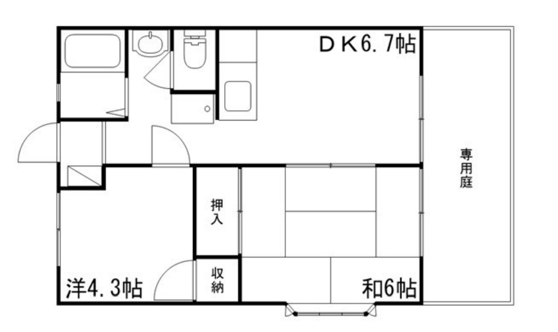 ノーブル御立の間取り