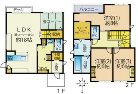 【間取り】 | 伊東市宇佐美　戸建