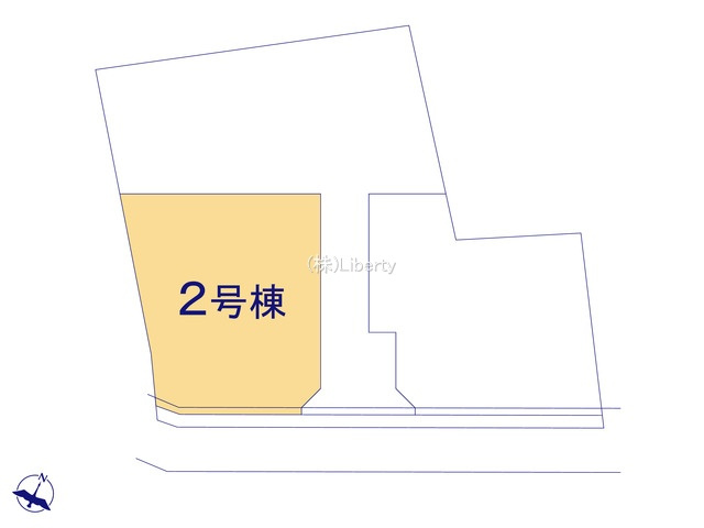 水戸市見川21期　新築戸建　2号棟の区画図