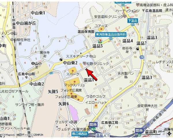 ＣＤ　ｃｒｙｓｔａｌ　Ⅰの地図