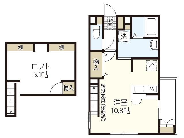 ＣＤ　ｃｒｙｓｔａｌ　Ⅰの間取り