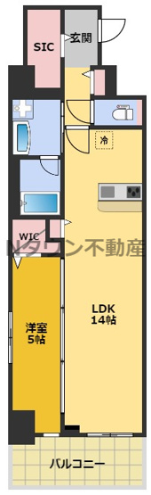 【間取り】 | La’a Kea徳川(ラアケア徳川) | 間取りです。