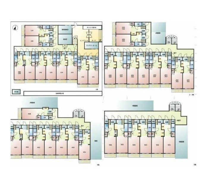 市川市相之川３丁目の一棟マンションの間取り