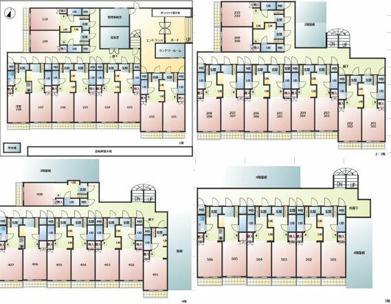 市川市相之川３丁目の一棟マンションの間取り