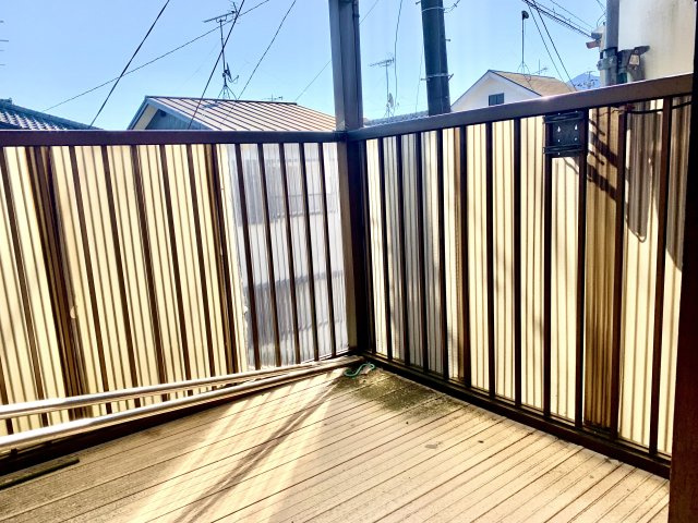 売中古戸建　静岡市区羽鳥6丁目のバルコニー|広々としたバルコニーです