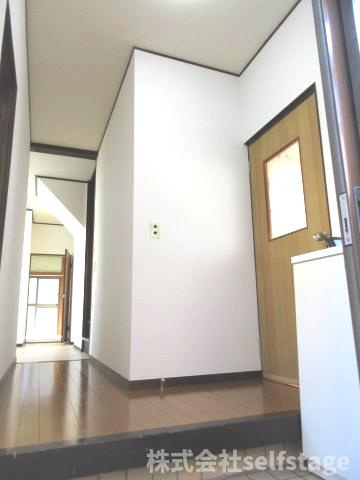 板橋区清水町の一戸建ての玄関