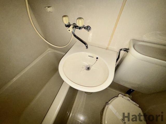 槻木ハイツの洗面所