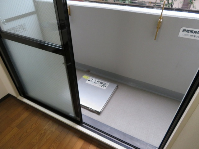 コートビュータワーのバルコニー