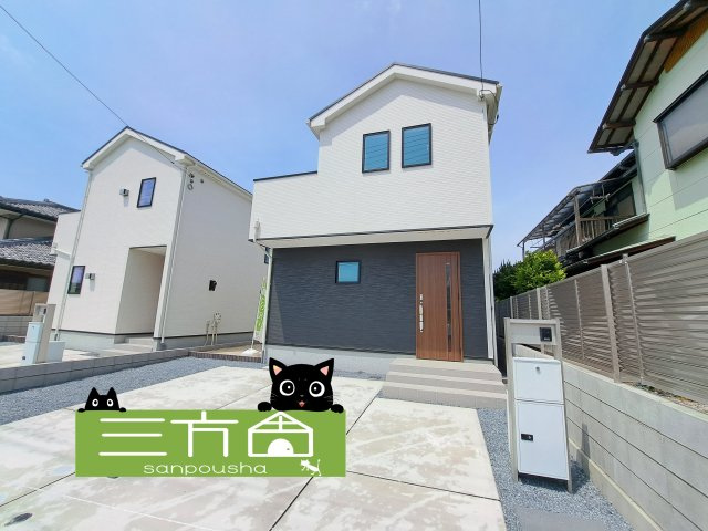 新築　前橋市南町二丁目24-1期　LINAGE　2号棟の外観|現地写真　2025年5月完成しました！ご内覧等、お気軽にお問合せください♪　
