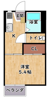 【間取り】 | ハイツ西田