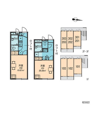 【区画図】 | 北小岩