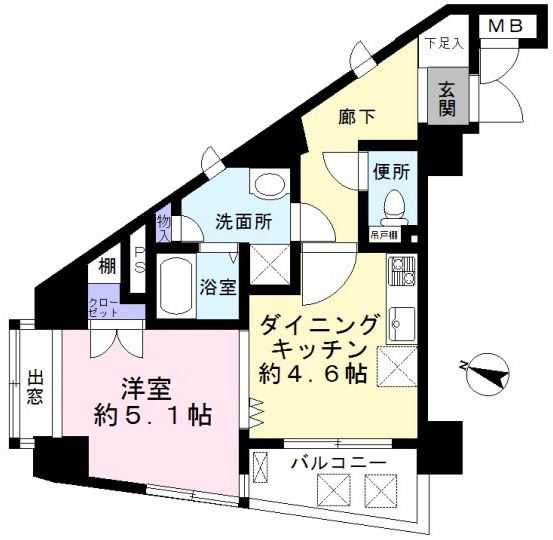 日神パレステージ駒場の間取り