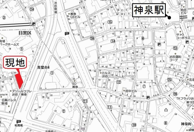 日神パレステージ駒場の地図