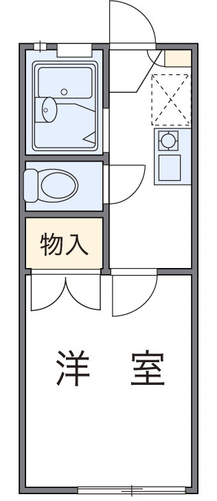 フルール五百石の間取り