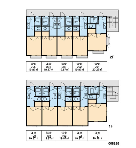 フルール五百石の区画図