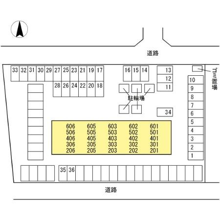 ｖｉｌｌａ ｂｒｉｃｋの区画図
