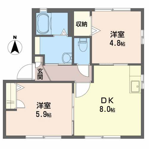 ダイヤメゾン A棟の間取り