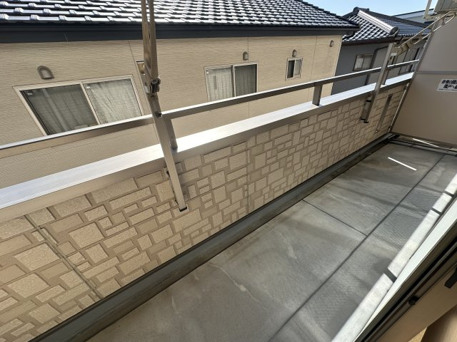 すまいる美里のバルコニー