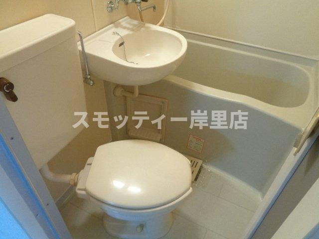 大阪市阿倍野区阪南町４丁目の賃貸マンションのトイレ