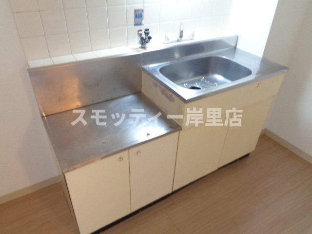 大阪市阿倍野区阪南町４丁目の賃貸マンションのキッチン