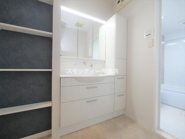 大阪市阿倍野区松崎町３丁目の賃貸マンションの洗面所
