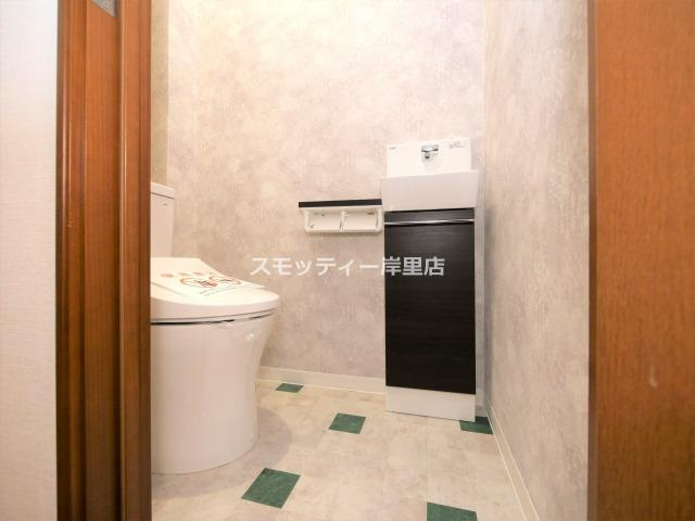 大阪市阿倍野区松崎町３丁目の賃貸マンションのトイレ