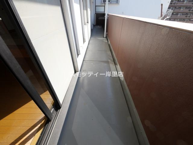 大阪市阿倍野区松崎町３丁目の賃貸マンションのバルコニー