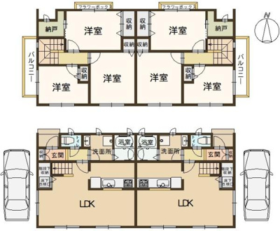 【区画図】 | 城西町テラスハウス