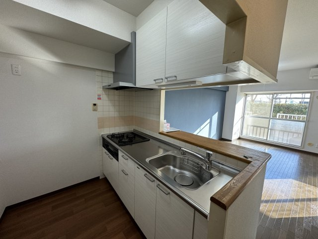 -三丁目不動産-　ダイアパレスビッグイウイング深谷　専用庭のキッチン