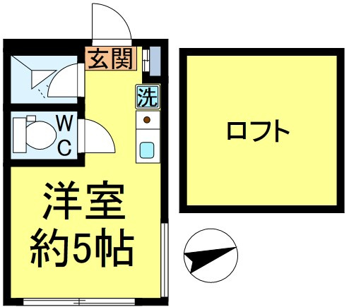 フォース新小岩の間取り