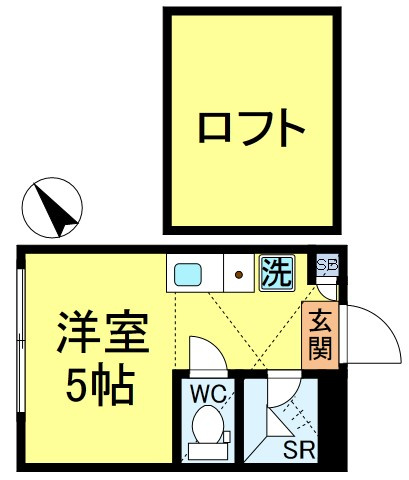 フォース新小岩の間取り