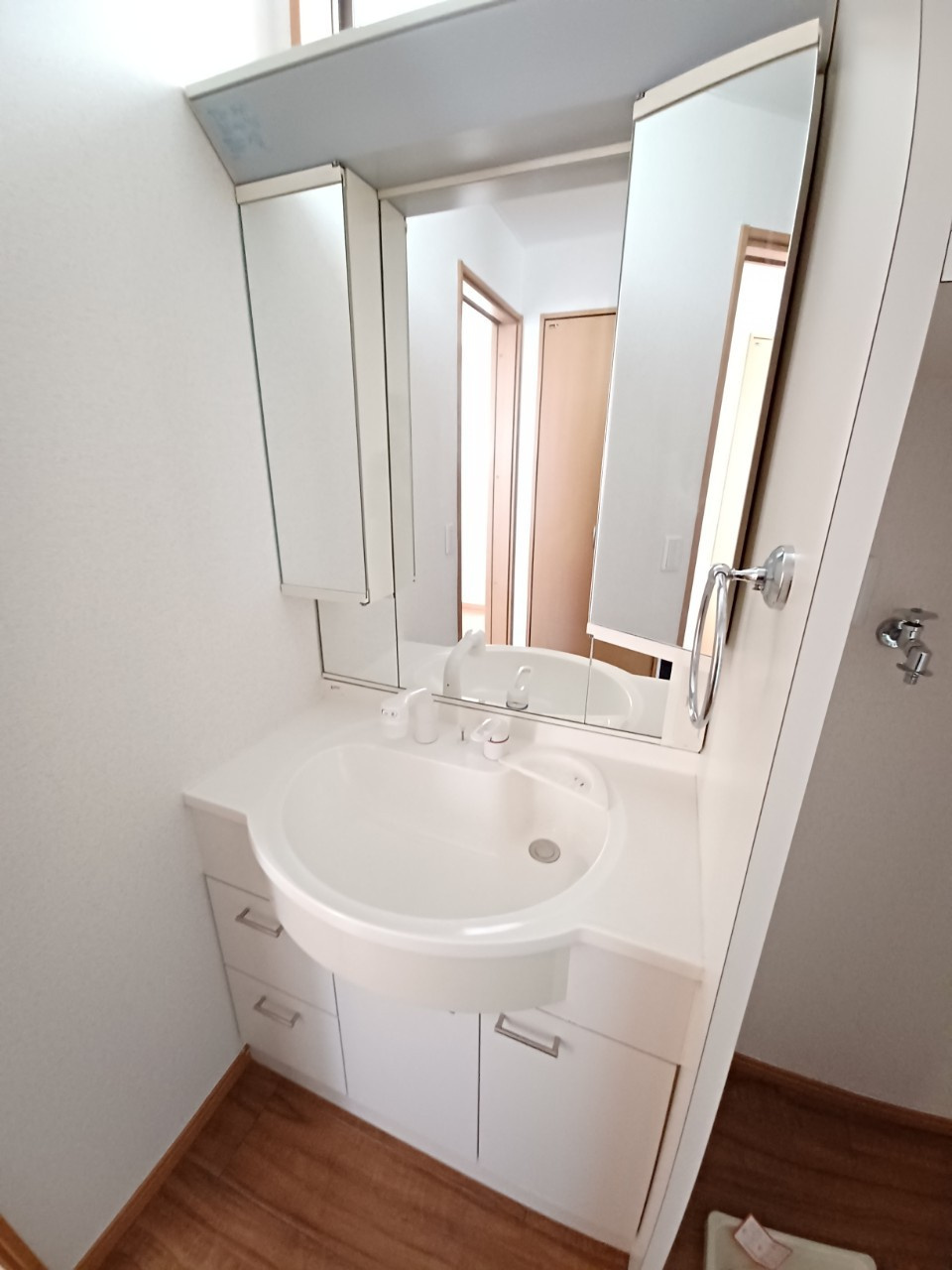 モン・シャトレの独立洗面台|独立洗面台あり、毎朝おしゃれに忙しい女性の方におすすめです