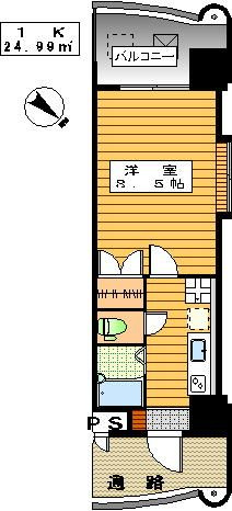 【間取り】 | ロイヤル日赤通り