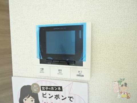 ルミナス大和町のセキュリティ|カメラ付インターホン