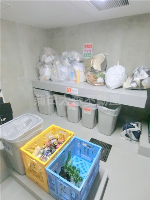 ロアール蒲田のその他共用部分|曜日時間関係なくゴミ出し可能な敷地内ゴミ捨て場！