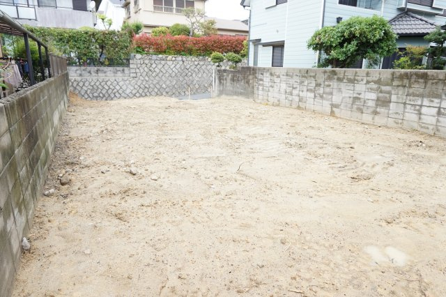 売土地　四條畷市岡山東4丁目(建築条件無し・更地)の外観
