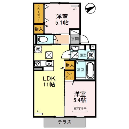 レモンテラスの間取り
