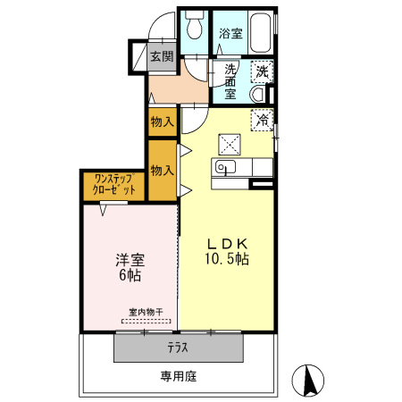 ボヌール B棟の間取り