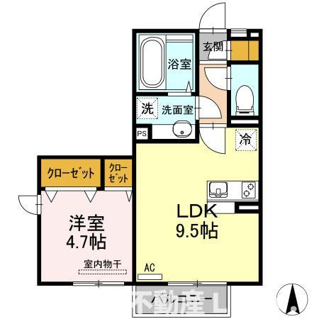 コンフィデンスKS近見の間取り
