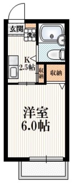 シティハイム ティースリーの間取り|南向きで明るいお部屋★