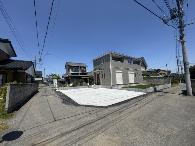 新築　高崎市江木町3期　Heartful　Town　1号棟の前面道路含む現地写真|現地写真　南西角地