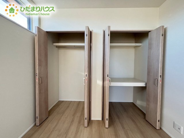 熊谷市末広フェリディアガーデン　分譲一戸建て　11の収納|クローゼットが2か所あるので
夫婦の洋服も分けて収納できちゃいます♪