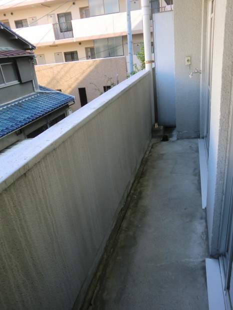 魚眞マンションのバルコニー